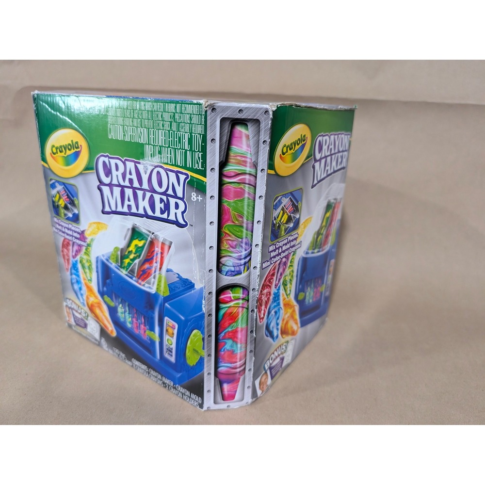 Crayola Crayon Maker DIY Color Swirl Mold Crayon Melting Machine With Bulbs